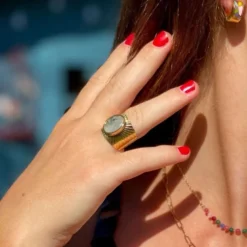 Bague elle – pierre de lune
