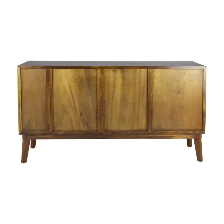 Bahut 6 tiroirs bronze bois marron -