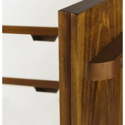 Bahut 6 tiroirs bronze bois marron -
