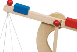 Balance en bois plateaux métal goki