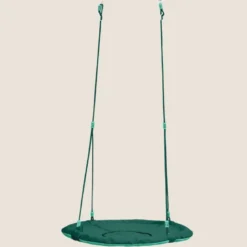 Balançoire ronde nid d'oiseau pour por