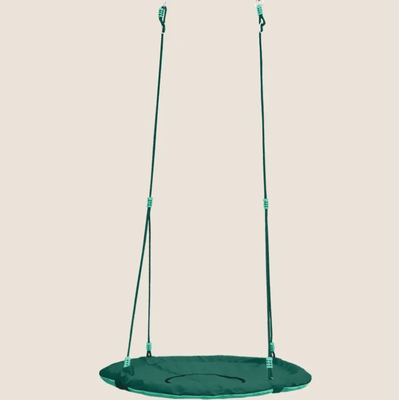 Balançoire ronde nid d'oiseau pour por
