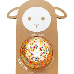 Ballon confettis multicolore (10 cm)