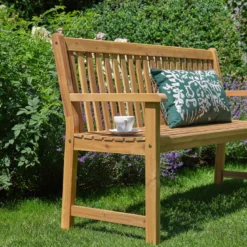 Banc de jardin en acacia massif 150 cm