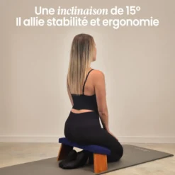 Banc de méditation, yoga pliant