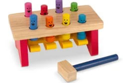 Banc à marteler en bois