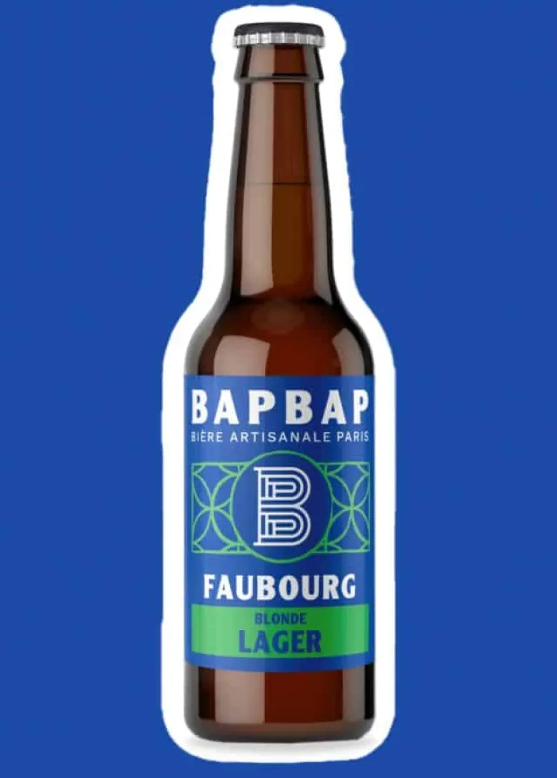 Bapbap - bière pilsner blonde - faubourg - 33cl - 4,5%