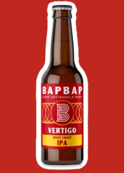Bapbap - bière west coast ipa - vertigo - 33cl - 6%