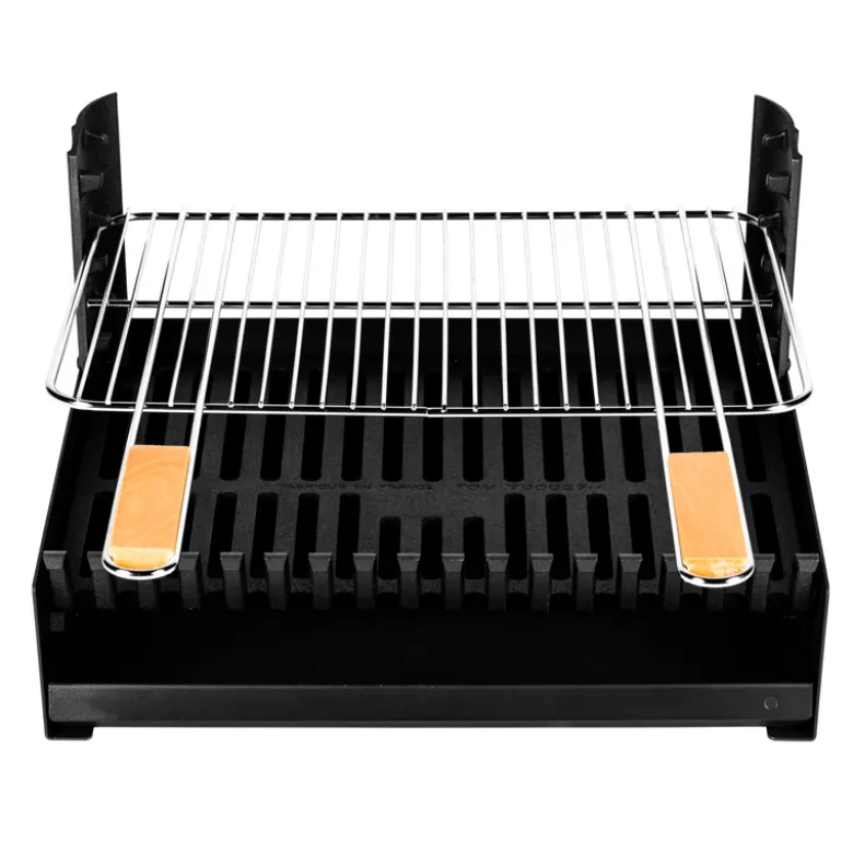 Barbecue au charbon de bois grilloir à poser réglable en hauteurs