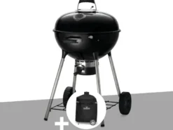 Barbecue à charbon kettle premium 57 cm + housse de protection - napoleon