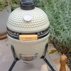 Barbecue fumoir céramique kamado champag
