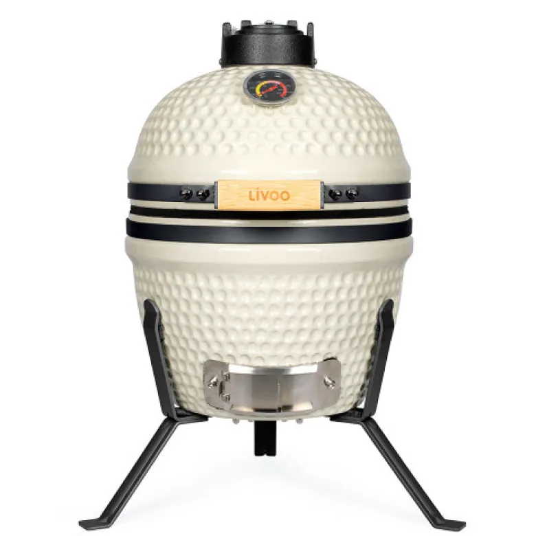 Barbecue fumoir céramique kamado champag