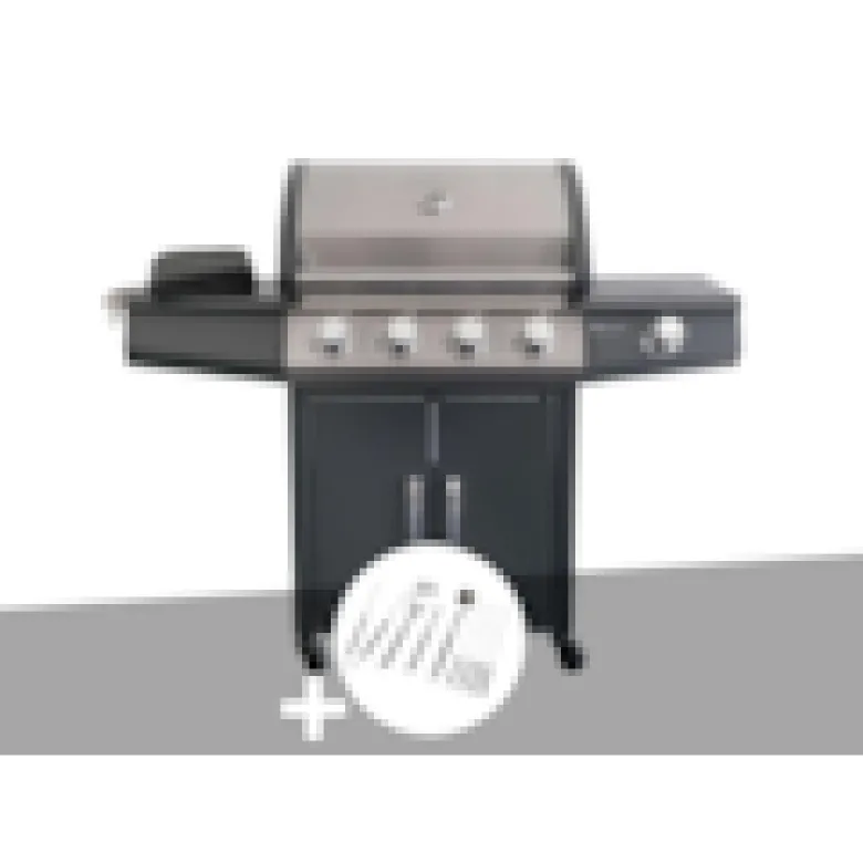 Barbecue à gaz piretto + malette 8 ustensiles - jardideco