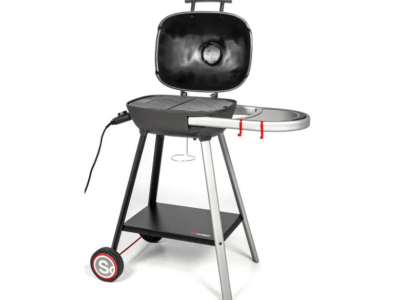 Barbecue électrique sur chariot voltiz - somagic