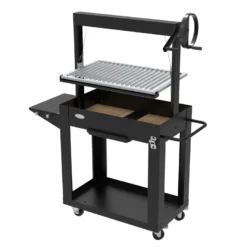 Barbecue santa maria imor - grillade argentine bois & charbon - réglable
