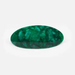 Barrette ovale Vert