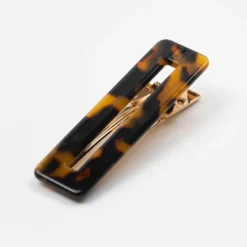 Barrette rectangle - écaille
