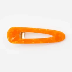 Barrette triangle - clémentine