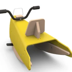 Bascule et porteur moto - jaune