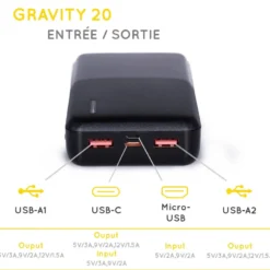 Batterie externe 20000mah puissante