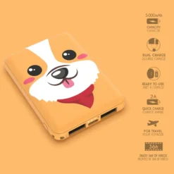 Batterie externe power animal corgi - 5 000mah - mob