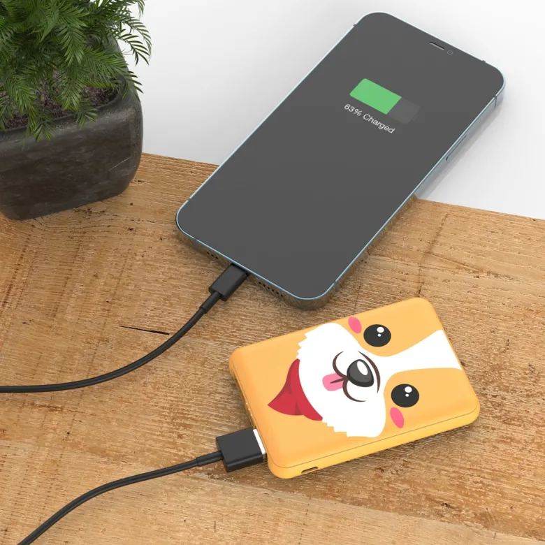Batterie externe power animal corgi - 5 000mah - mob