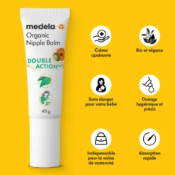 Baume double action bio pour mamelons 40g
