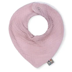 Bavoir bandana gaze de coton jeanne