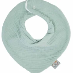 Bavoir bandana gaze de coton jeanne