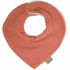 Bavoir bandana gaze de coton jeanne