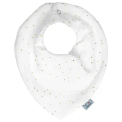 Bavoir bandana gaze de coton jeanne