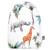 Bavoir en coton safari