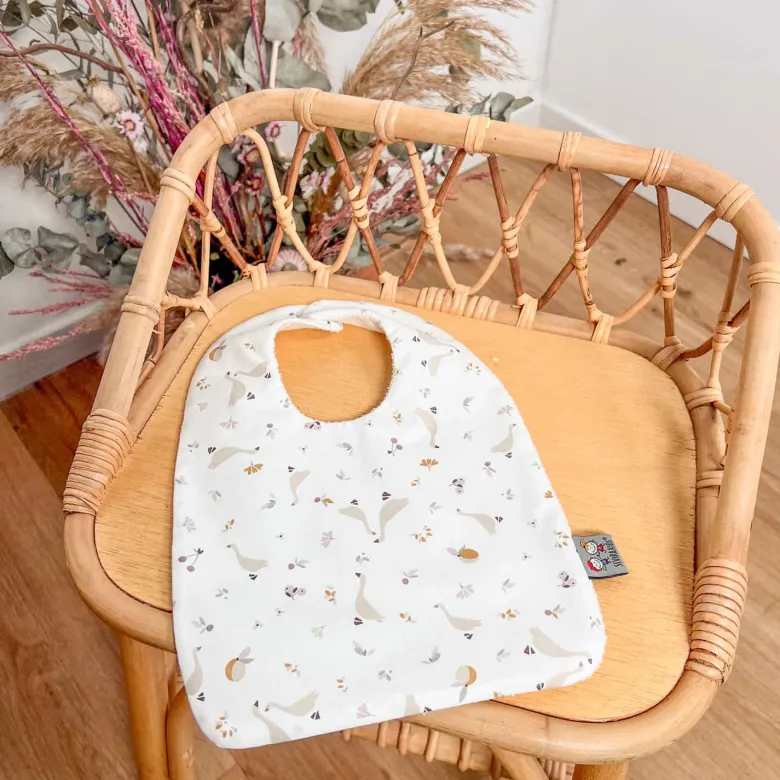 Bavoir en coton sidonia