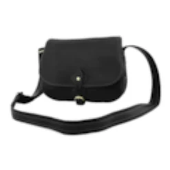 Besace katana en cuir de vachette k 32587 Noir