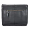 Besace messager cuir maxime noir
