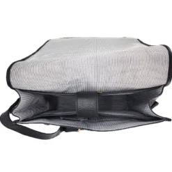 Besace messager cuir maxime noir