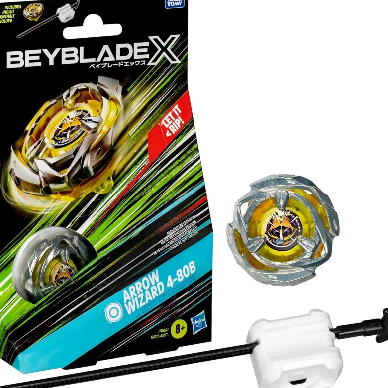 Beyblade x, starter pack avec toupie de