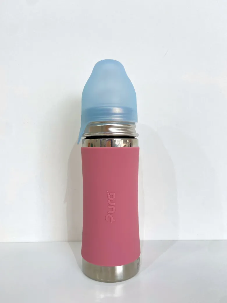 Biberon isotherme évolutif en inox 260ml
