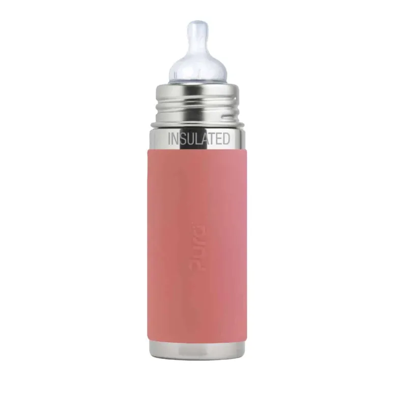 Biberon isotherme évolutif en inox 260ml