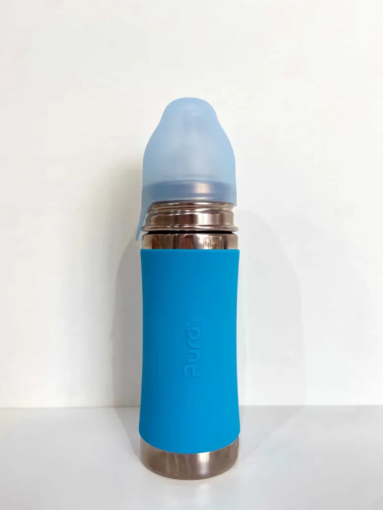 Biberon isotherme évolutif en inox 260ml