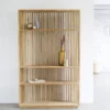 Bibliothèque en bois de teck