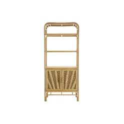Bibliothèque en rotin naturel l80 cm galon