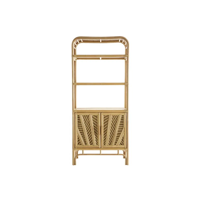 Bibliothèque en rotin naturel l80 cm galon