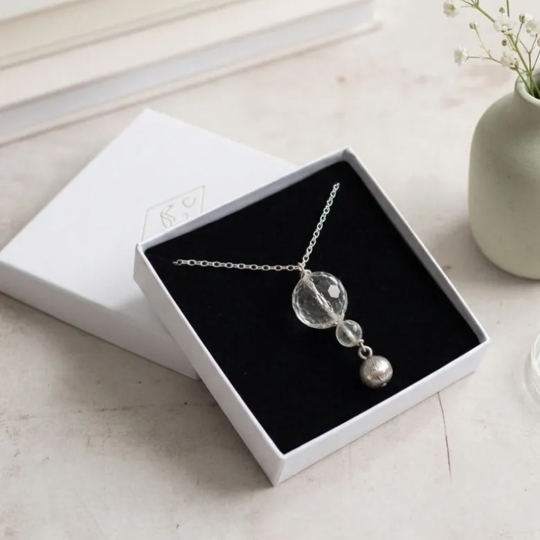 Bijoux de grossesse argent et quartz
