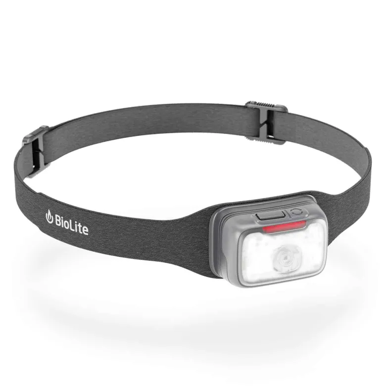 Biolite range 400 - lampe frontale led 400 lm - running - recharge rapide ip67 Gris