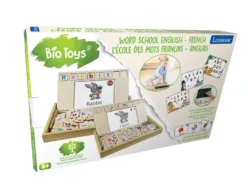 Bio toys l’ecole des mots bilingue français- anglais - jeu en bois