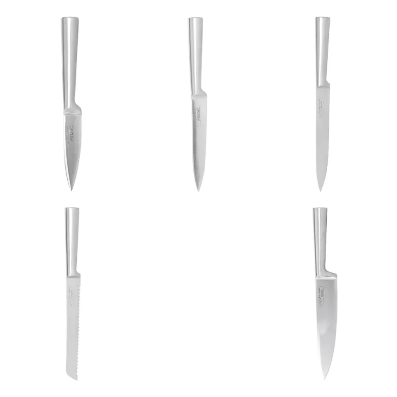 Bloc de 5 couteaux kimono bambou