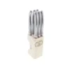 Bloc de 6 couteaux à steak jean dubost laguiole inox