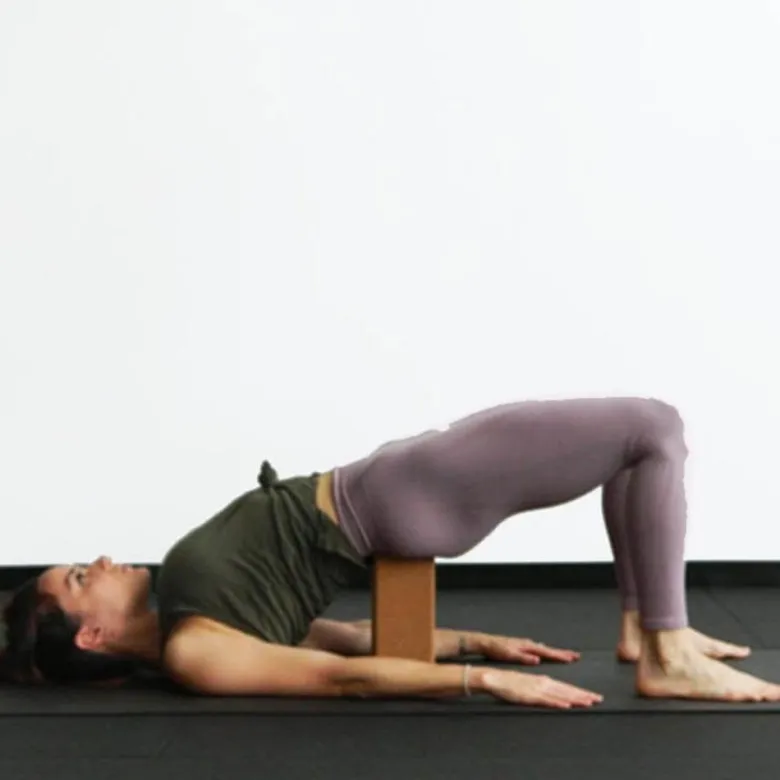 Bloc de yoga liège mandala - ep 7,5 cm