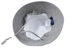 Bob mixte certifié anti-uv upf50+ et anti-chaleur blanc et gris souris 55/57